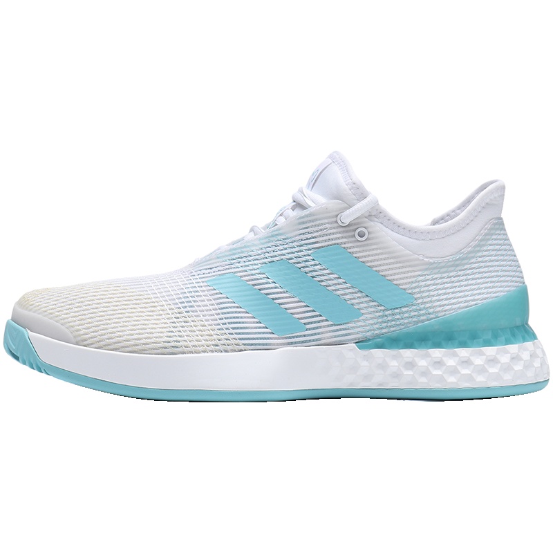 adidas男鞋网球鞋ADIZERO网球比赛训练运动鞋CG6376 CG6376白色+活力蓝