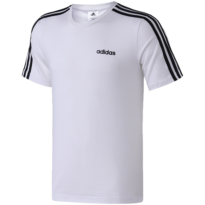 adidas男服短袖T恤圆领休闲运动服DQ3113 L DQ3113黑色