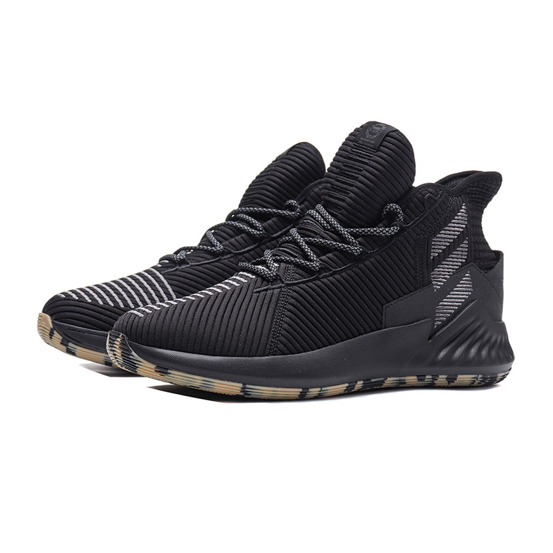 adidas男鞋篮球鞋D ROSE 9罗斯9训练实战运动鞋F99883 F99883黑色+四度灰