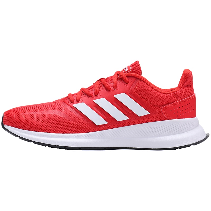 adidas男鞋跑步鞋RUNFALCON跑步透气休闲运动鞋F36202 F36202红色+白色