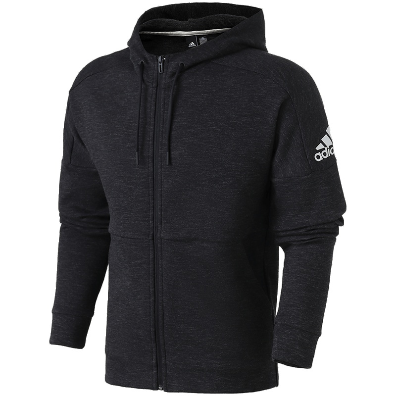 【自营】adidas男服夹克外套型格休闲运动服DU1135 L DU1135黑色