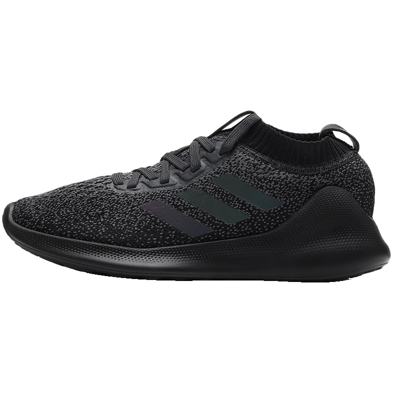 【自营】adidas女鞋跑步鞋PUREBOUNCE+缓震休闲运动鞋BB6989 BB6989碳黑+黑色