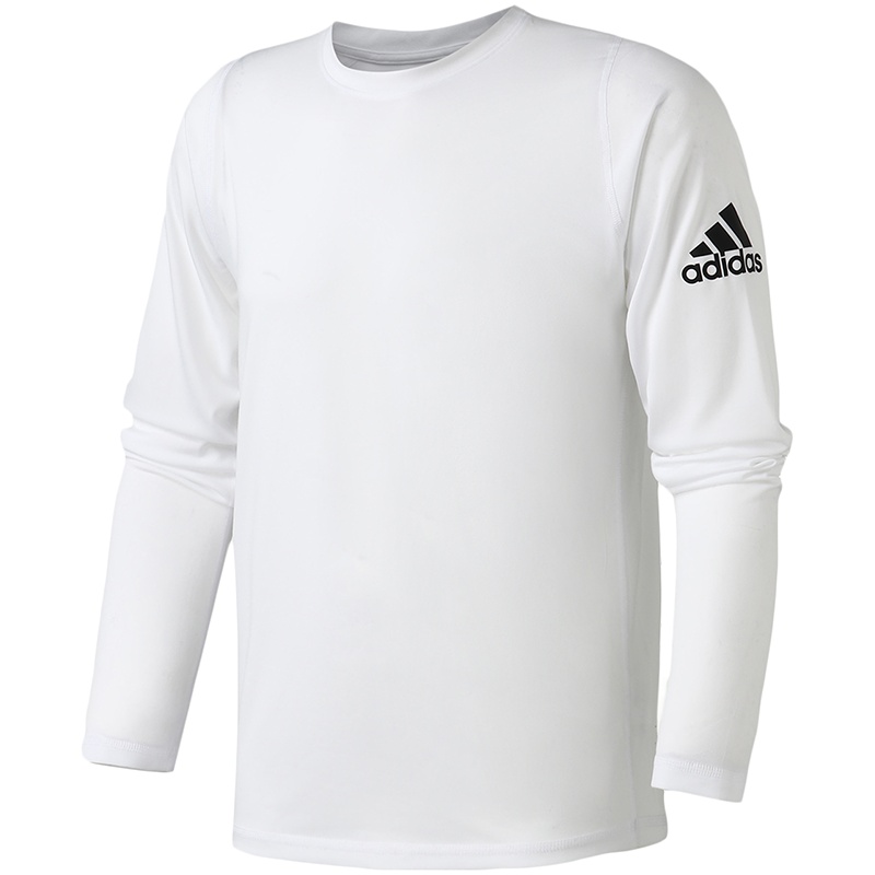 【自营】adidas男服长袖T恤圆领套头衫针织综合训练运动服DQ2847 L DQ2847白色