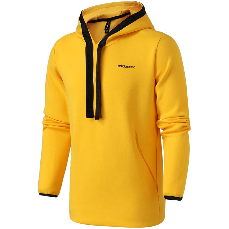 【自营】adidas阿迪达斯NEO男装运动服休闲卫衣DW8141 L DW8141黄色