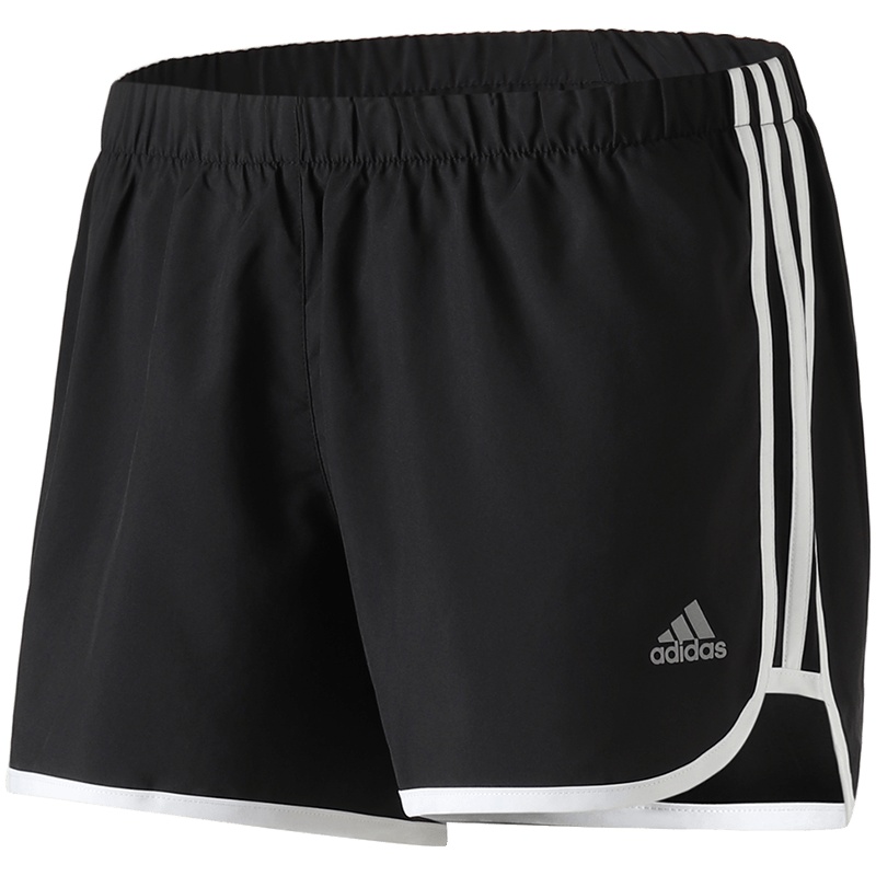 【自营】adidas女服运动短裤跑步瑜伽训练休闲运动服DQ2645 L DQ2645黑色