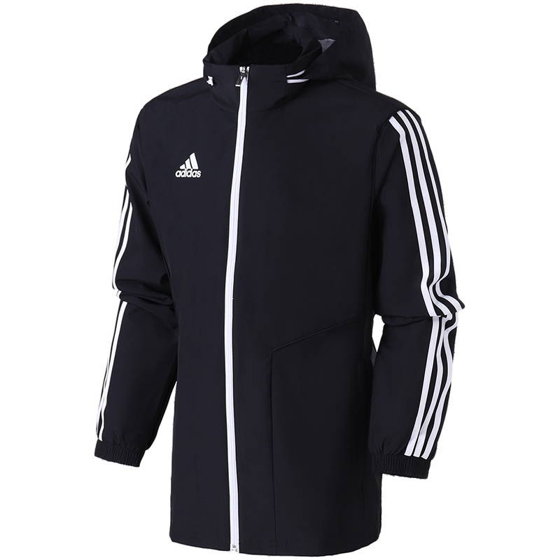 【自营】adidas男服外套夹克足球防风训练休闲运动服D95937 L D95937黑色