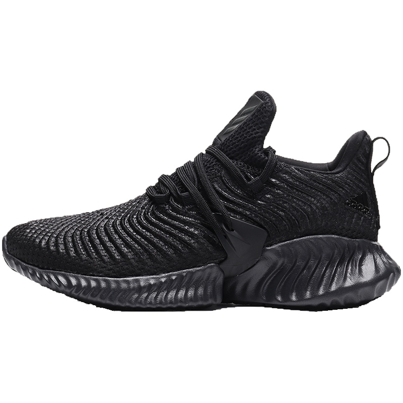 【自营】adidas男鞋女鞋跑步鞋ALPHABOUNCE小椰子休闲运动鞋D97320 D97320黑色