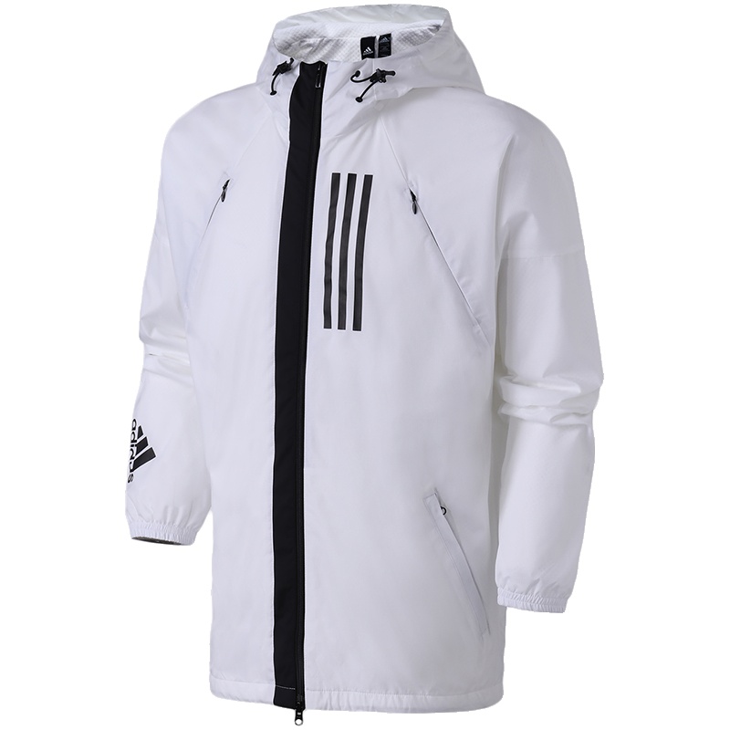 【自营】adidas男服外套夹克WND防风跑步休闲运动服DZ0054