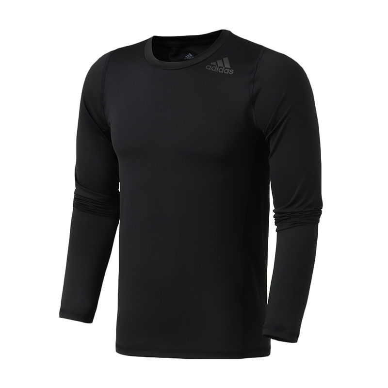 【自营】adidas男服长袖T恤训练健身跑步运动服CV8520 L CV8520黑色