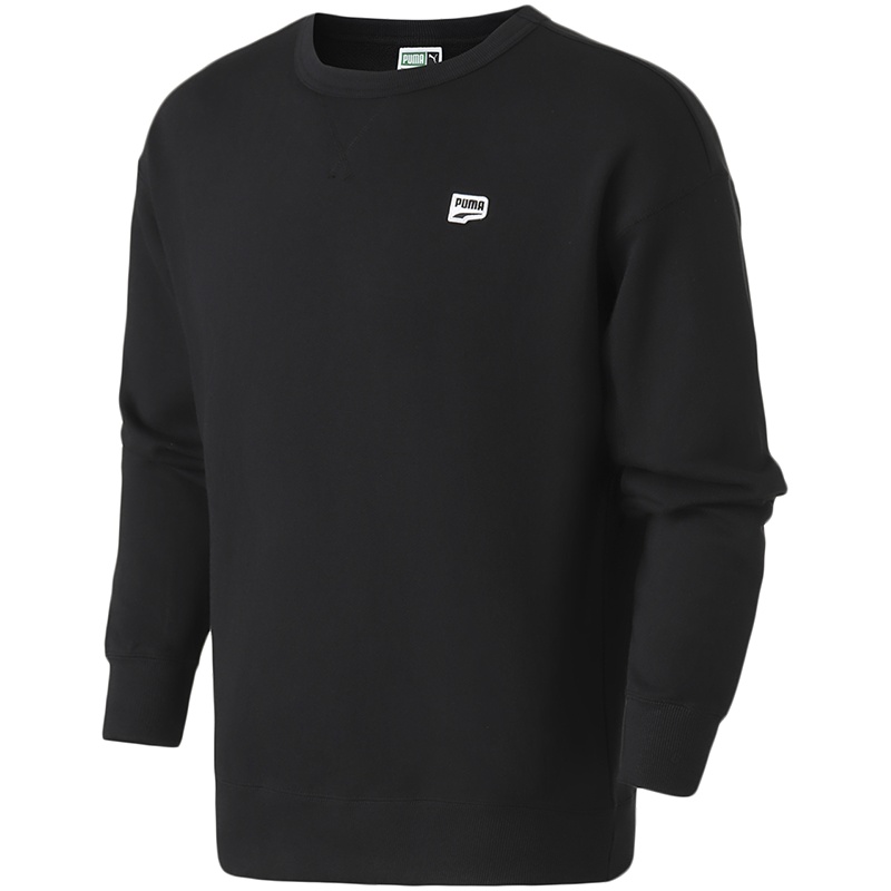 PUMA彪马男装运动服休闲服圆领卫衣579104 L 57910401黑色