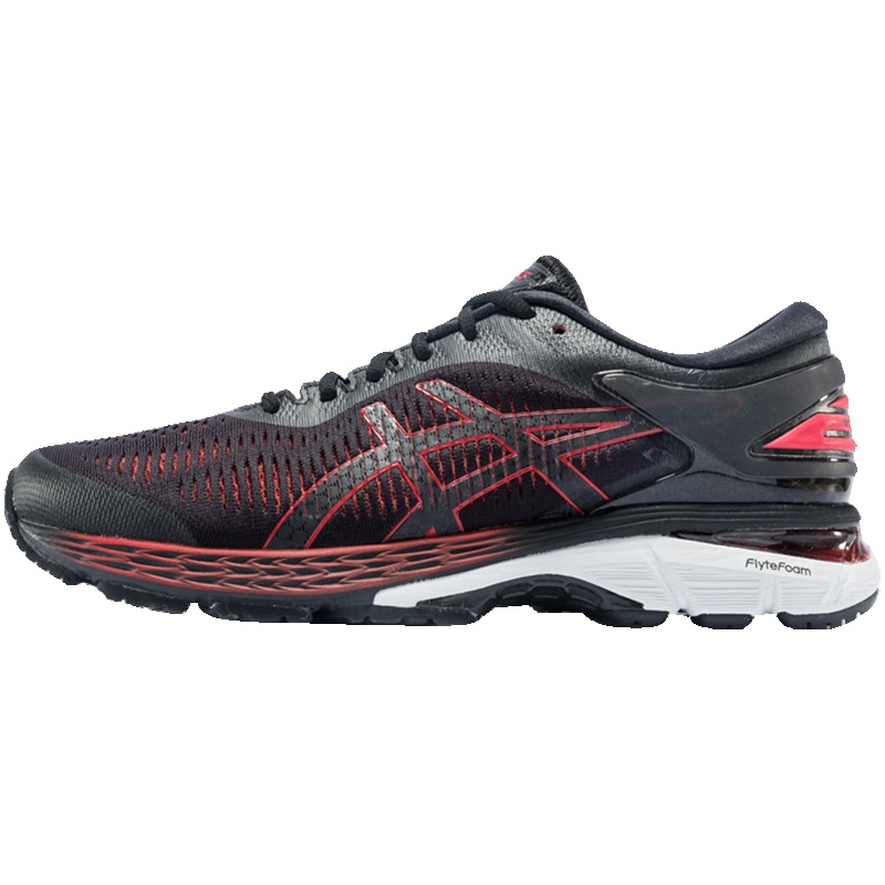 ASICS男鞋跑步鞋健身GEL-KAYANO 25运动鞋1011A019-004 1011A019-004黑色+红色
