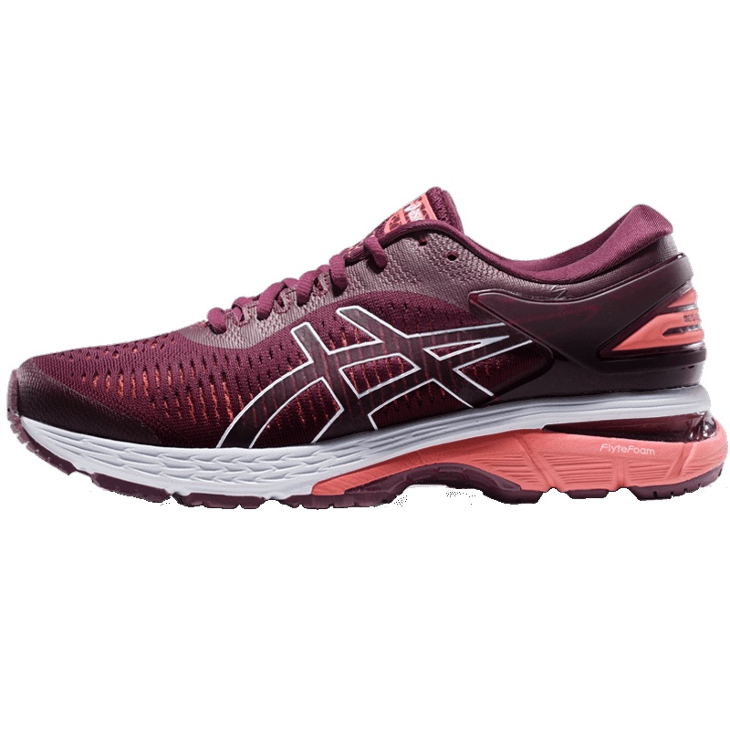 ASICS女鞋跑步鞋GEL-KAYANO 25运动鞋1012A026-500 1012A026-500玫瑰红+粉色