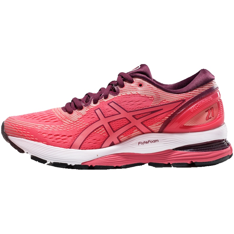 ASICS女鞋跑步鞋GEL-NIMBUS 21运动鞋1012A156-700 1012A156-700粉色