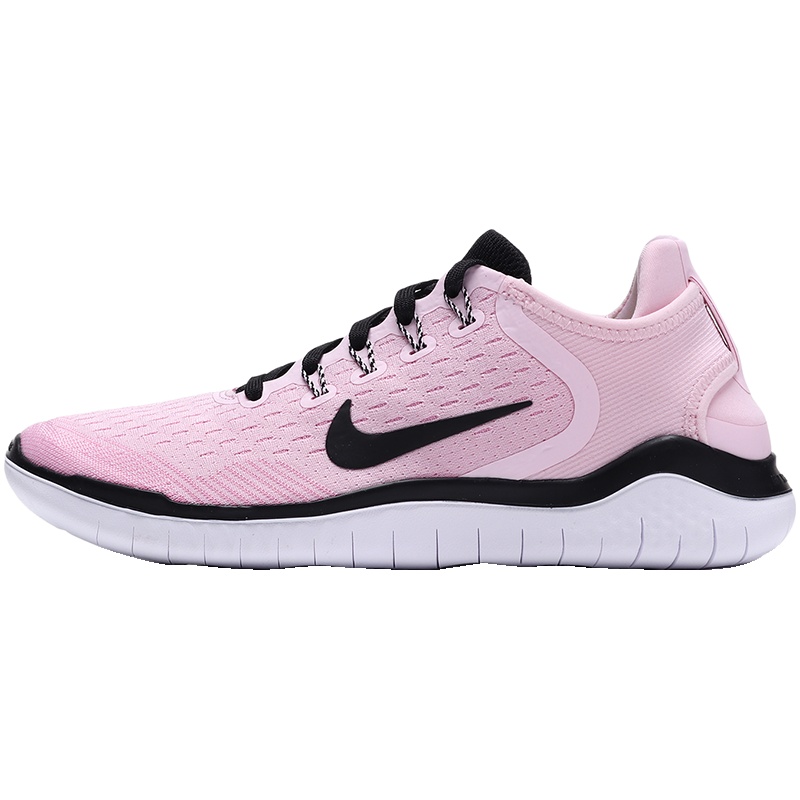 NIKE耐克女鞋跑步鞋Free赤足轻便舒适休闲运动鞋942837 942837-603粉色+黑+上升粉+白