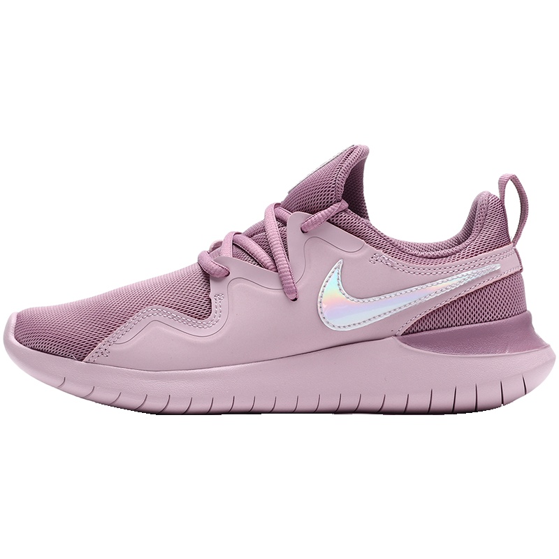 NIKE耐克女鞋休闲鞋TESSEN舒适轻便低帮运动鞋AA2172 AA2172-500灰紫红+银+粉紫红+白