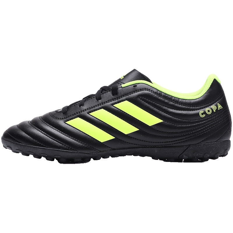 adidas男鞋足球鞋COPA 19.4 TF碎钉比赛训练运动鞋BB8097 BB8097黑色+亮黄荧光