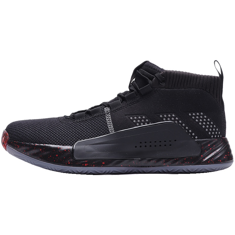 adidas男鞋篮球鞋DAME 5利拉德实战训练运动鞋EE4054 EE4054黑色