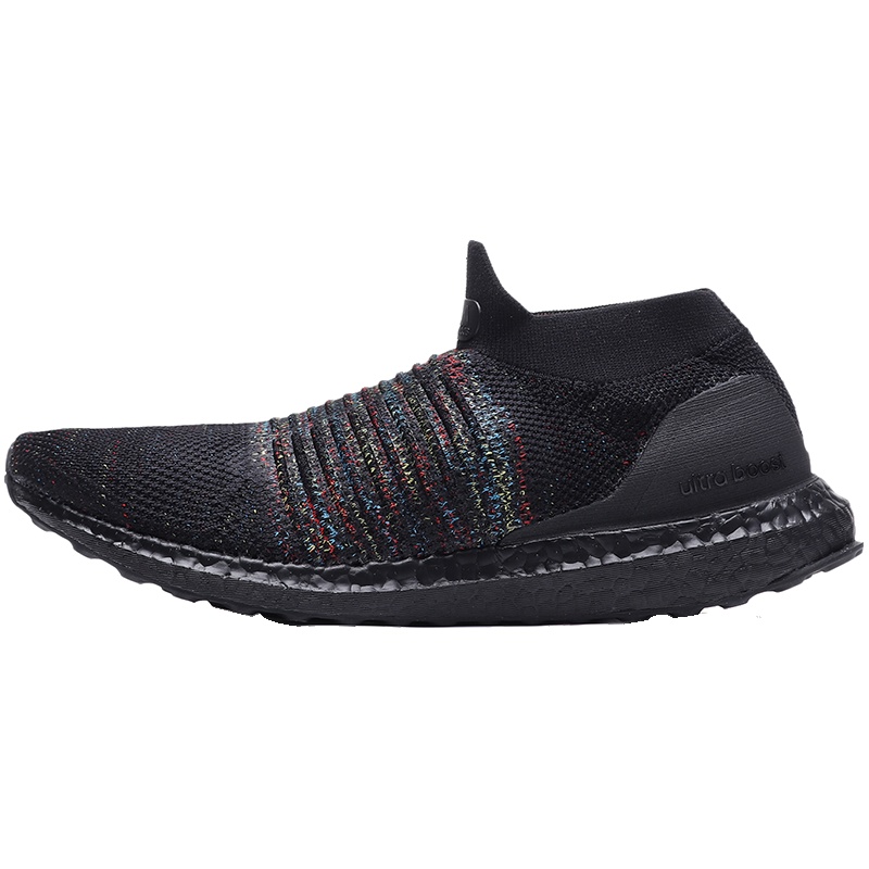 adidas男鞋跑步鞋ULTRABOOST LACELESS休闲运动鞋B37685 B37685黑+红+黄+蓝