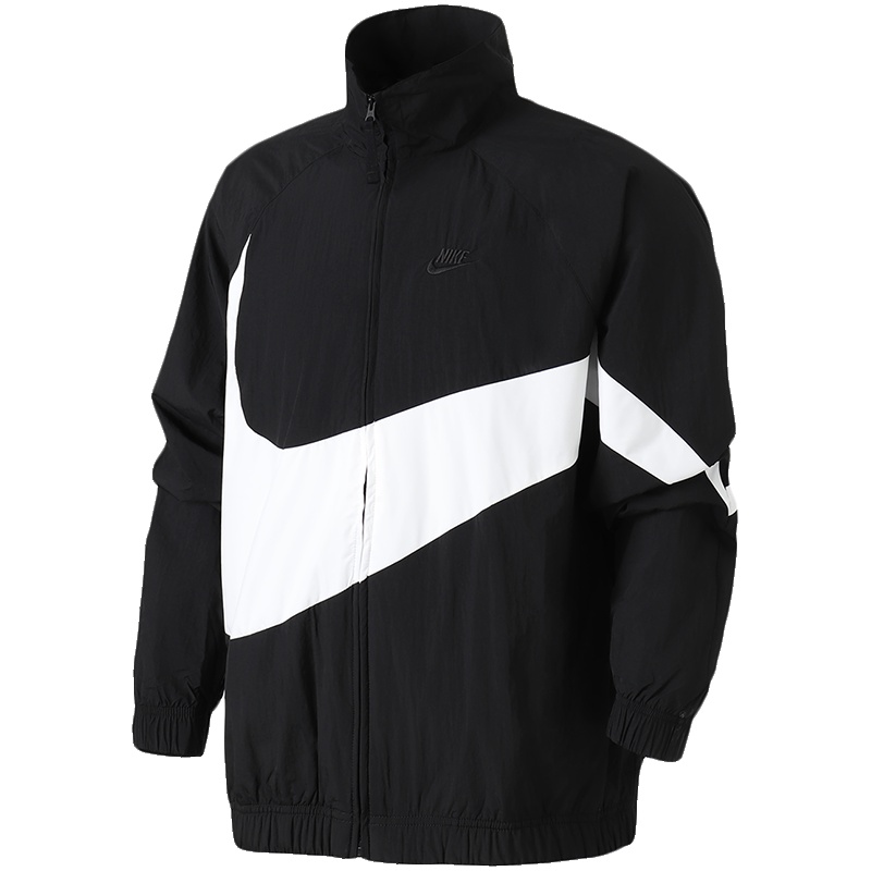 NIKE男装夹克新款时尚大LOGO宽松防风衣外套休闲运动服AR3133