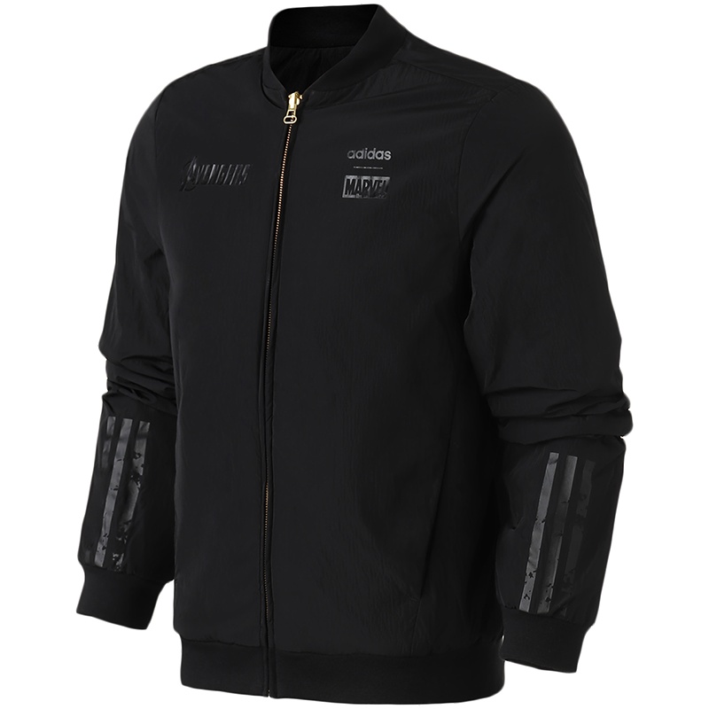 Adidas阿迪达斯NEO男装春季运动服休闲外套DW7809 L DW7809黑+黑