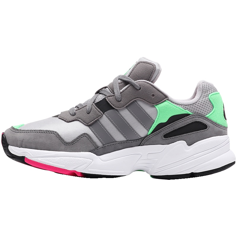 adidas阿迪达斯三叶草男鞋春季YUNG-96复古老爹鞋F35020 F35020二度灰+三度灰+黄绿