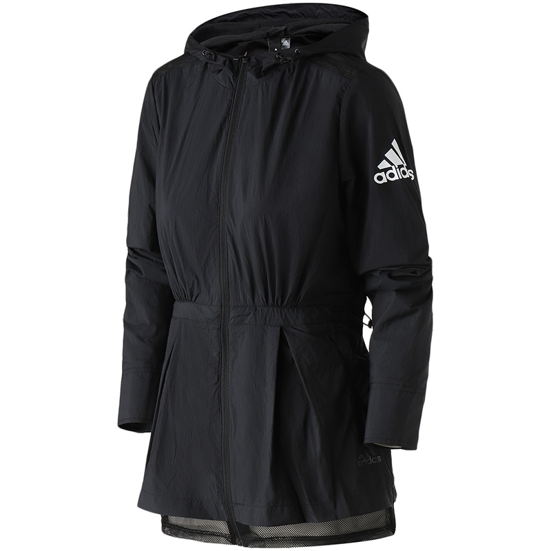 【自营】adidas女服外套夹克梭织休闲运动服EA3108