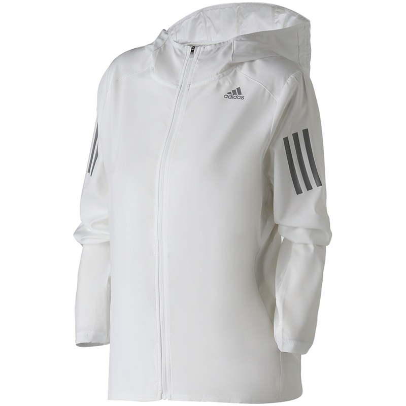 【自营】adidas女服外套夹克防风梭织跑步休闲运动服DQ2598