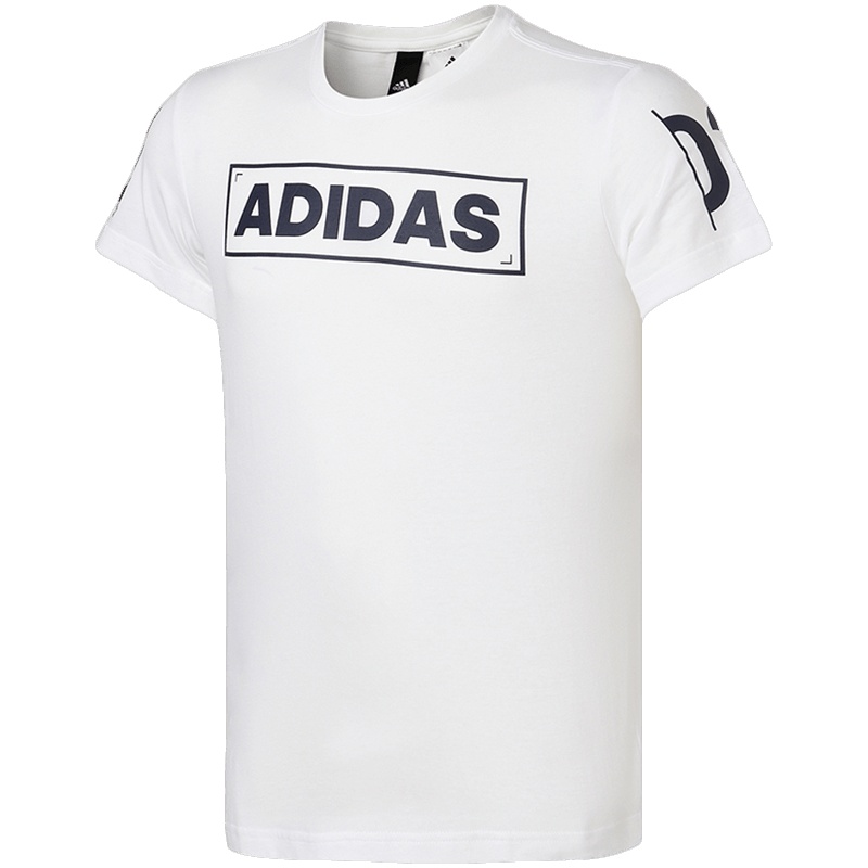 【自营】adidas阿迪达斯男子短袖T恤透气休闲运动服CV4537