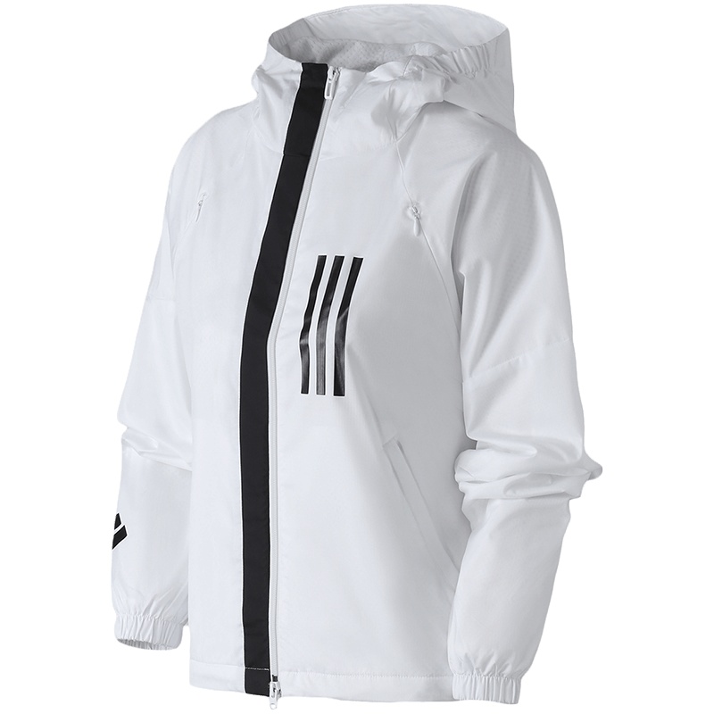 【自营】adidas女服外套夹克防风服跑步休闲运动服DZ0033