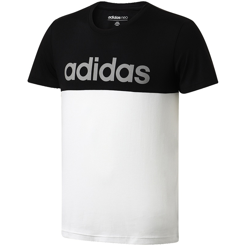 【自营】adidas阿迪达斯NEO男装短袖T恤撞色休闲运动服CV6962