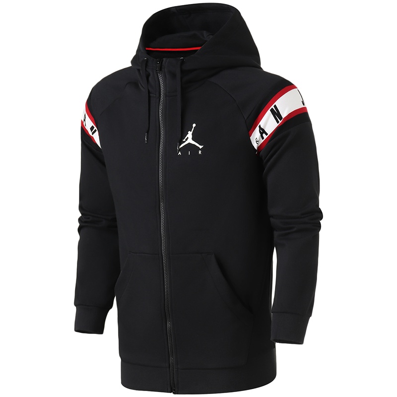 【自营】耐克男装外套JORDAN针织时尚连帽开衫休闲运动服AR2249