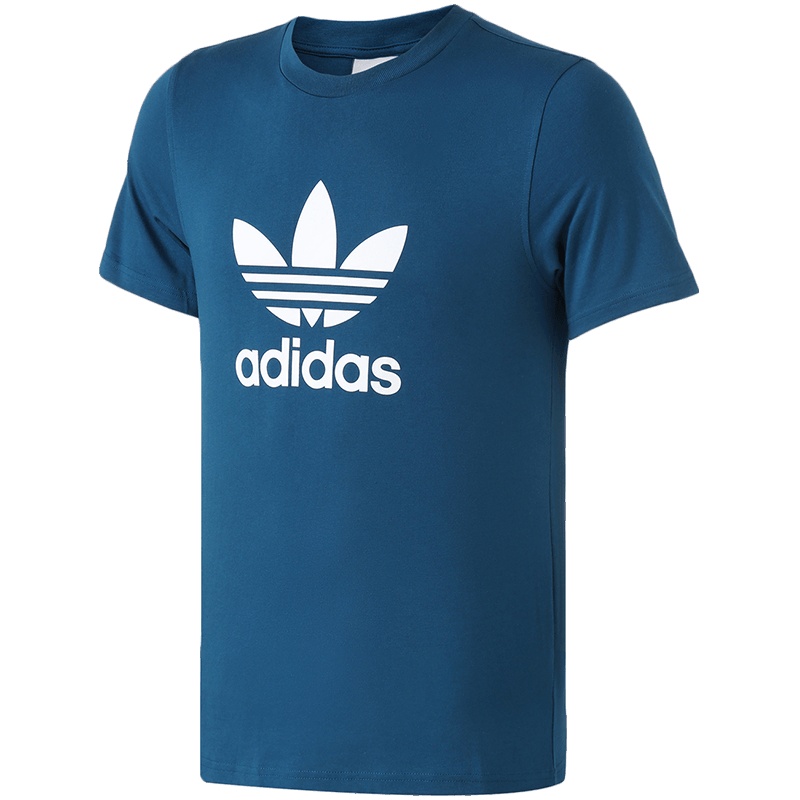【自营】Adidas阿迪达斯三叶草男装运动休闲LOGO款圆领短袖DV1603