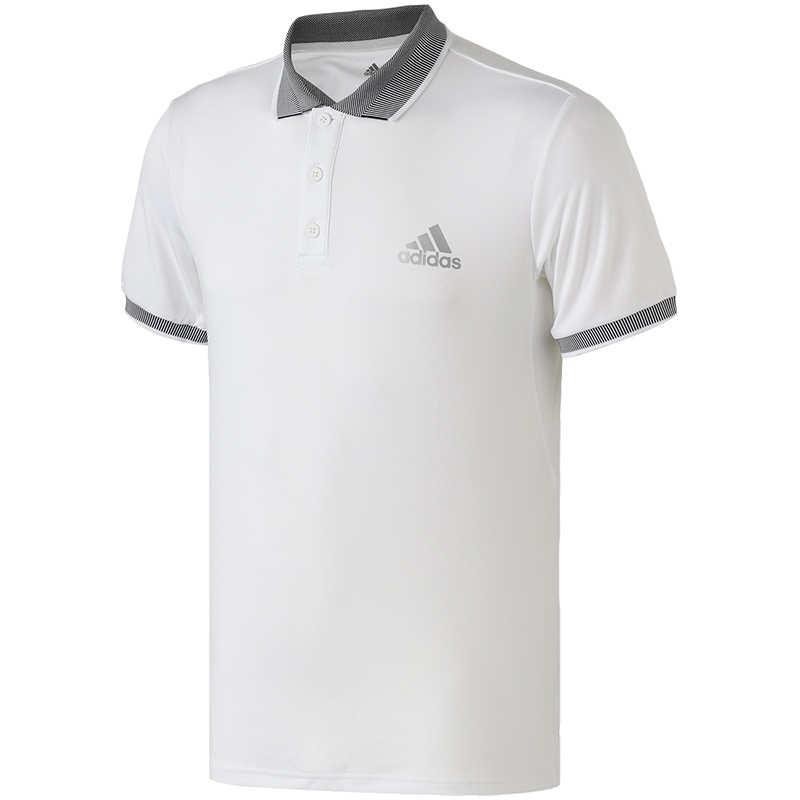 【自营】adidas男服短袖POLO衫网球文化衫休闲运动服DX1804