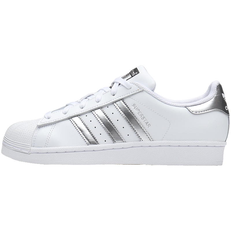 Adidas阿迪达斯三叶草女鞋SUPERSTAR贝壳头休闲板鞋小白鞋AQ3091
