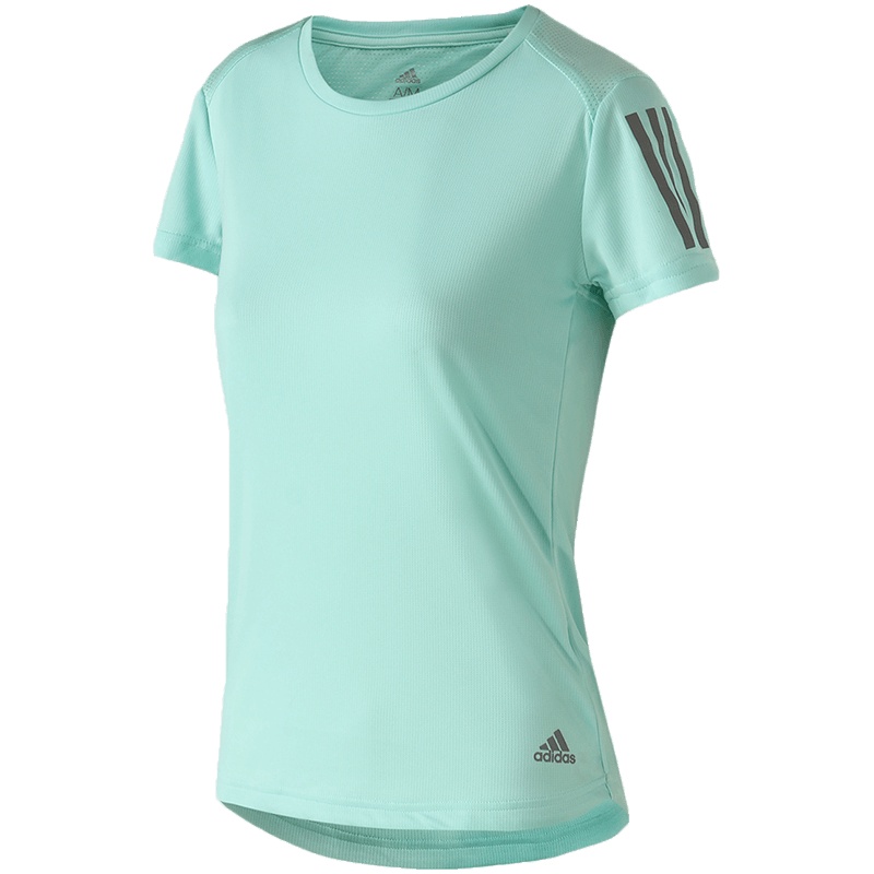 adidas女服短袖T恤跑步健身训练休闲运动服DQ2634