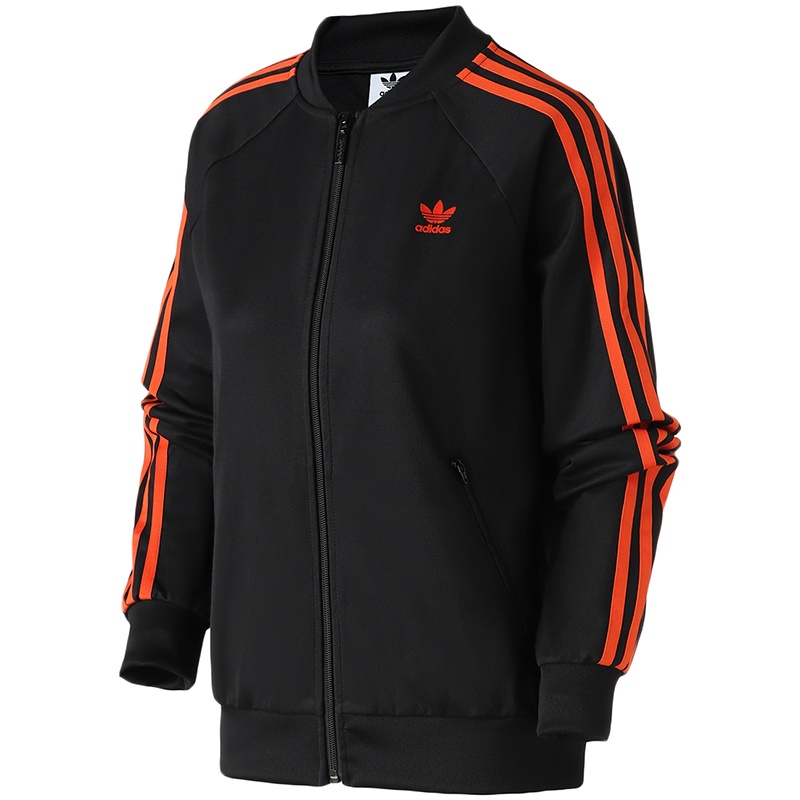 adidas阿迪达斯三叶草女装运动服跑步外套休闲夹克DU9941