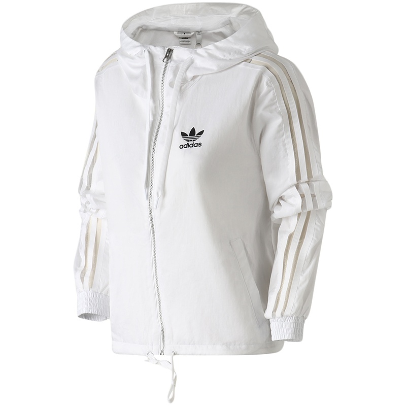 Adidas阿迪达斯三叶草女装BABY同款运动休闲夹克外套DY0881