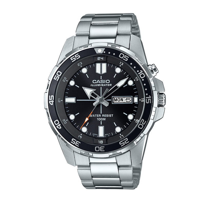CASIO卡西欧男士商务大气腕表时尚防水石英表MTH-1080 MTH-1080D-1A
