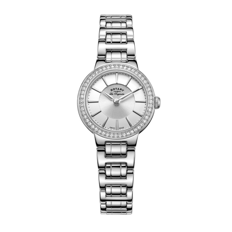 Rotary 劳特莱石英表女经典系列瑞士品牌休闲商务女士腕表LB90081-02
