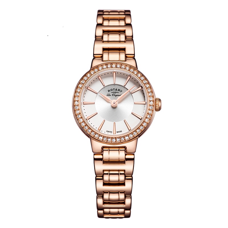 Rotary 劳特莱石英表女经典系列瑞士品牌休闲商务女士腕表LB90085-02