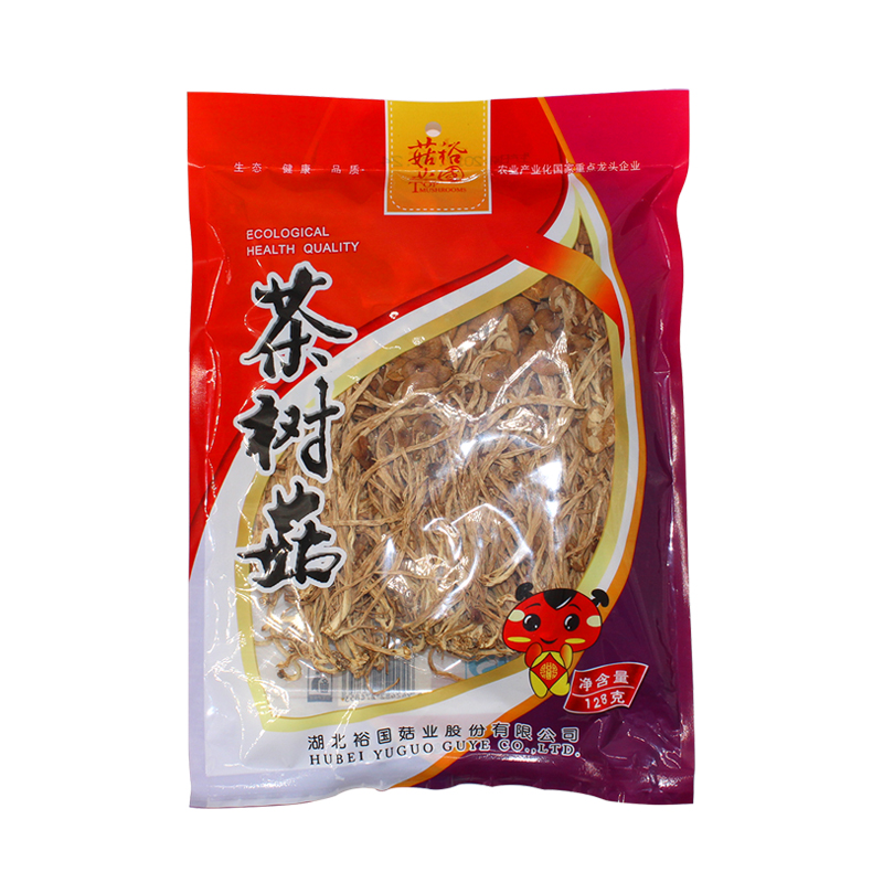 裕国菇业 茶树菇128g袋装 山珍干货味道鲜美营养丰富