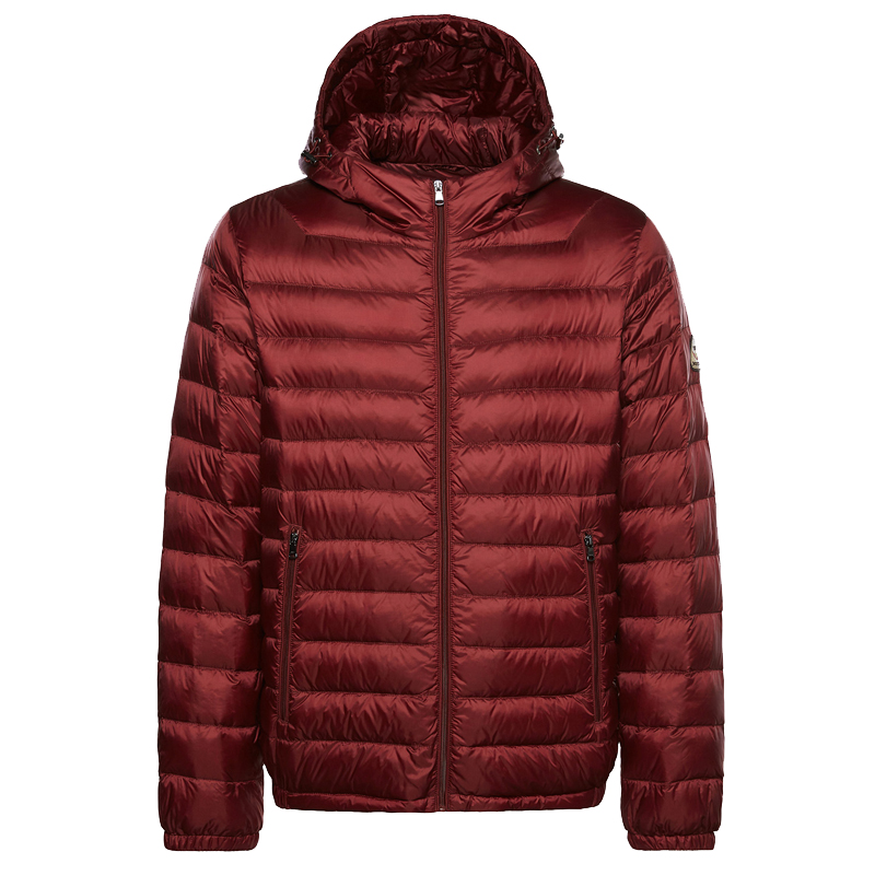 波司登BOSIDENG男士短款冬季连帽轻薄运动男士时尚男装羽绒服B70131001