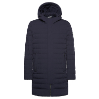 波司登BOSIDENG男士冬季常规白鹅绒新款中长款连帽轻薄保暖羽绒服男B70133003