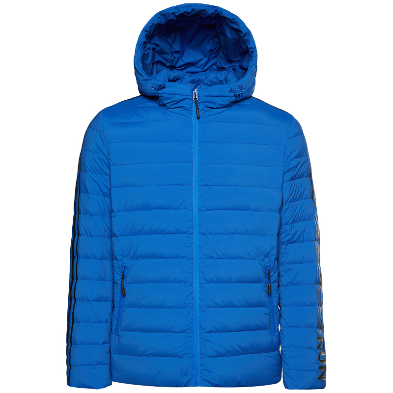 波司登BOSIDENG男士冬季短款运动时尚连帽轻型欧美薄款羽绒服男B70132005