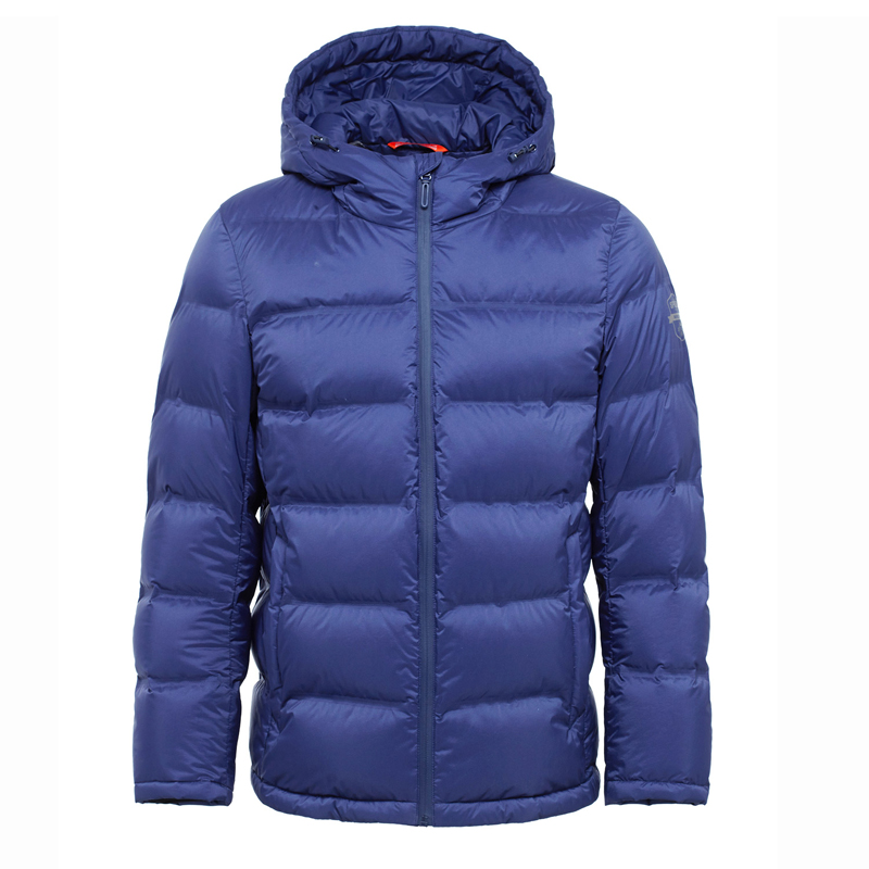 波司登BOSIDENG男士冬季常规时尚运动纯色青年连帽羽绒服男B1601139