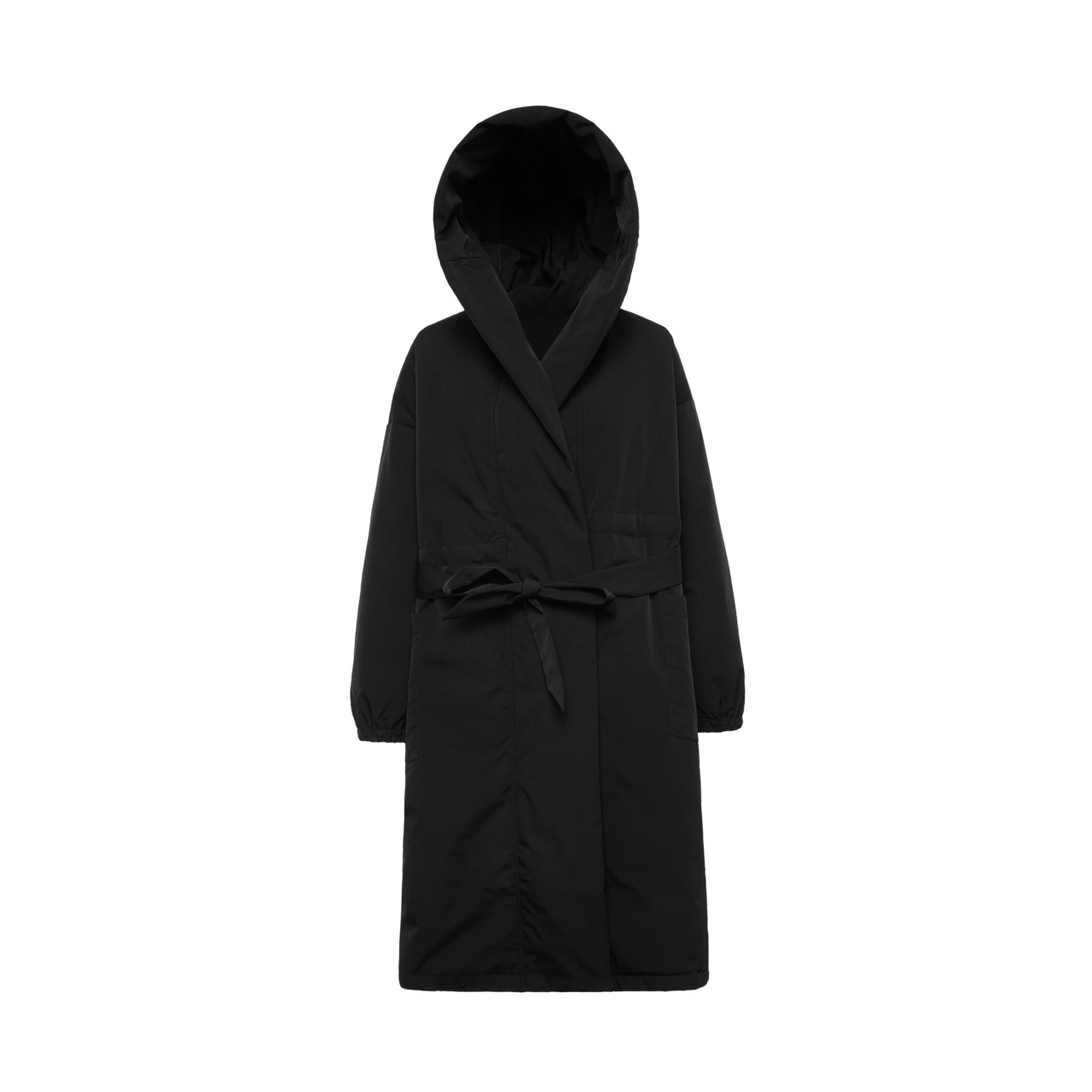 波司登BOSIDENG羽绒服女士长款2018冬季新款连帽厚款修身外套潮B80141508DS