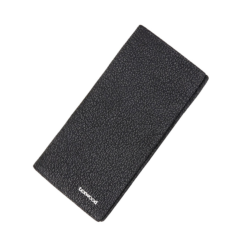 Texwood 时尚沙墨化头层牛皮休闲潮流百搭男士长款钱包AA7D0018-16