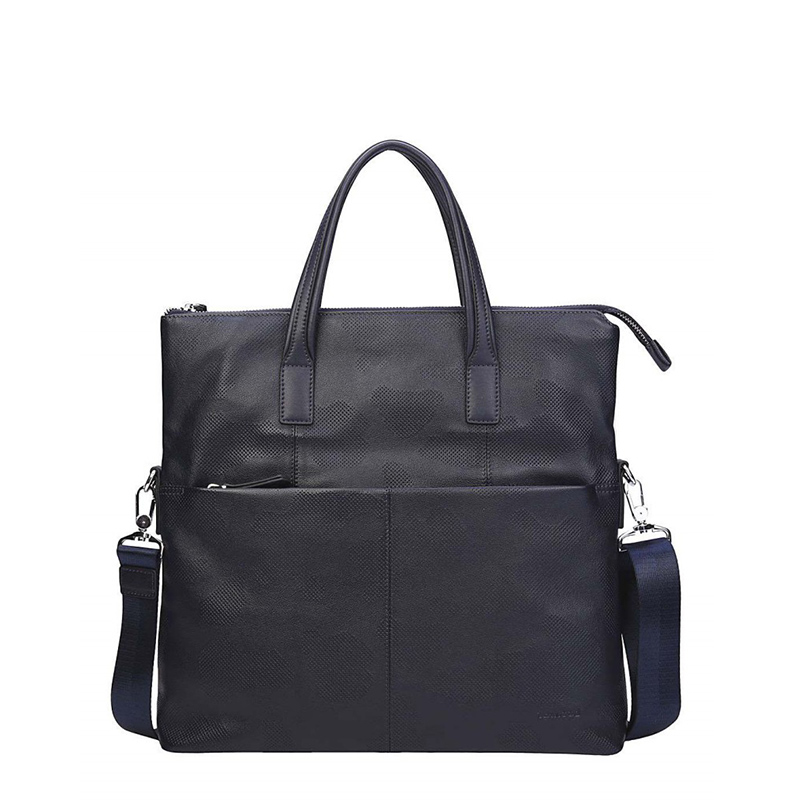 texwood头层牛皮优质压纹竖款商务男包