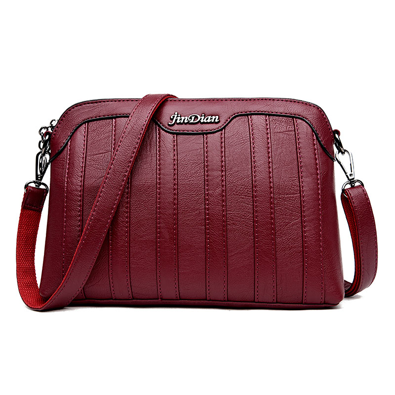 贝卡思米(BEIKASIMI)休闲百搭斜挎包包单肩手提包欧美贝壳包女包小包简约