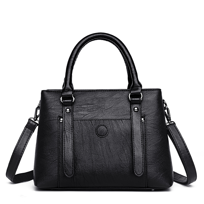 贝卡思米(BEIKASIMI)女士手提包包女2018新款潮时尚软皮韩版大容量单肩包百搭斜挎包女